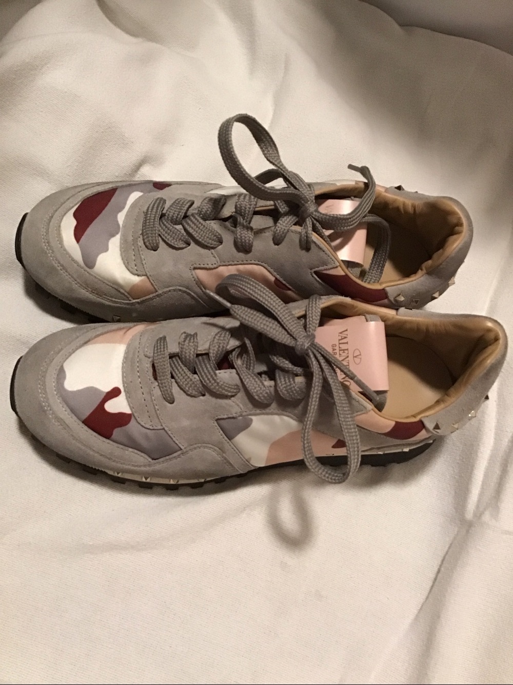 Valentino Garavani Camouflage Sneakers Made in Italy